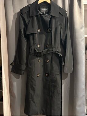 MEDIUM black trench coat